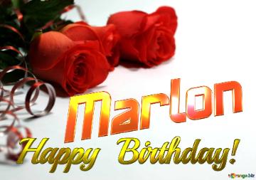 Marlon   Birthday   Wishes Background