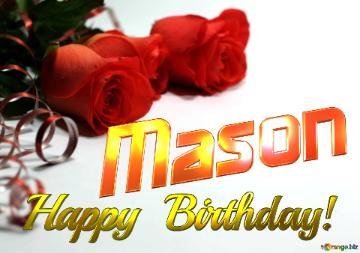 Mason   Birthday   Wishes Background