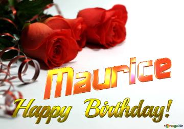 Maurice   Birthday   Wishes Background