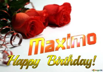 Maximo   Birthday   Wishes Background