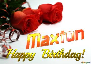 Maxton   Birthday   Wishes Background