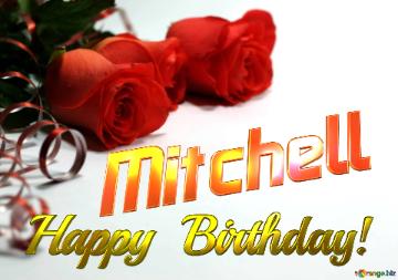 Mitchell   Birthday   Wishes Background