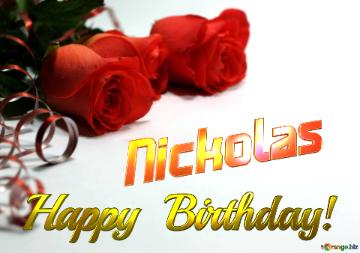 Nickolas   Birthday   Wishes Background