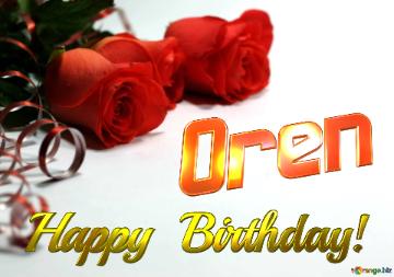 Oren   Birthday   Wishes Background