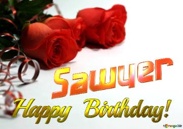 Sawyer   Birthday   Wishes Background