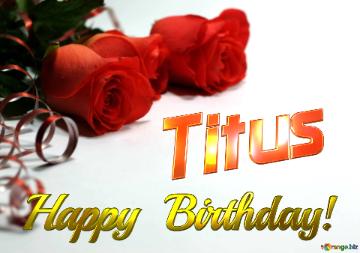 Titus   Birthday   Wishes Background
