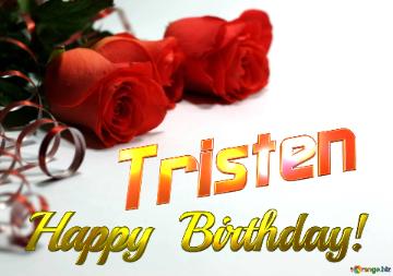 Tristen   Birthday   Wishes Background