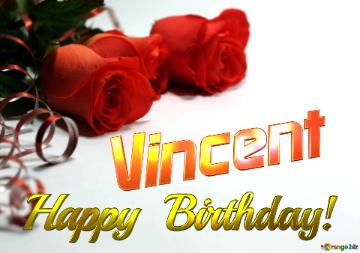 Vincent   Birthday   Wishes Background