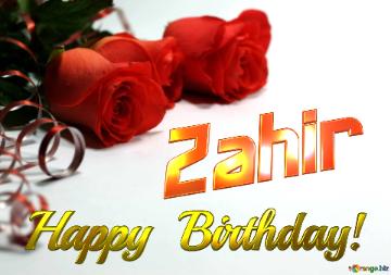 Zahir   Birthday   Wishes Background