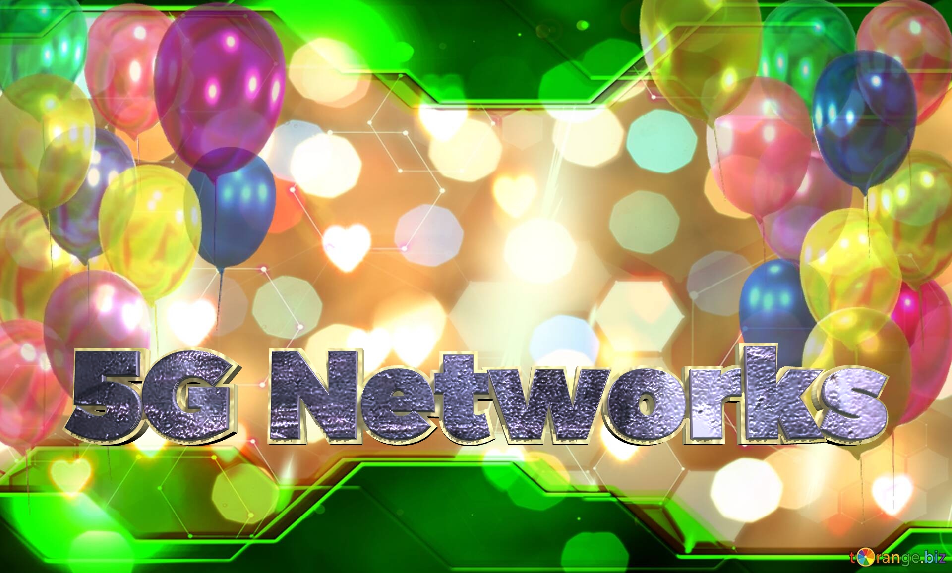 Happy 5G Networks Happy  business background №0