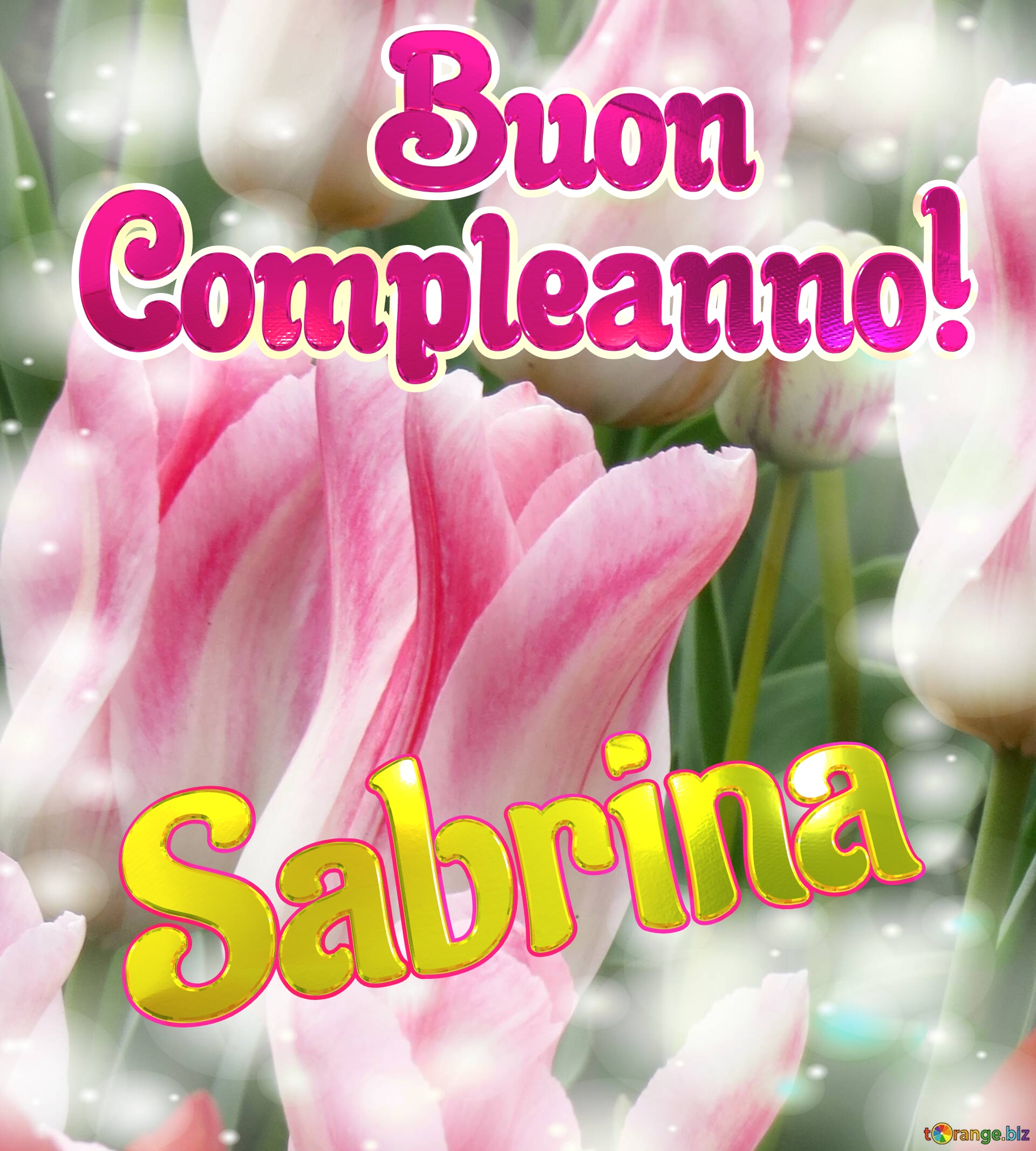       Buon  Compleanno! Sabrina  La bellezza dei tulipani è un richiamo alla semplicità della vita, goditela al massimo. №0