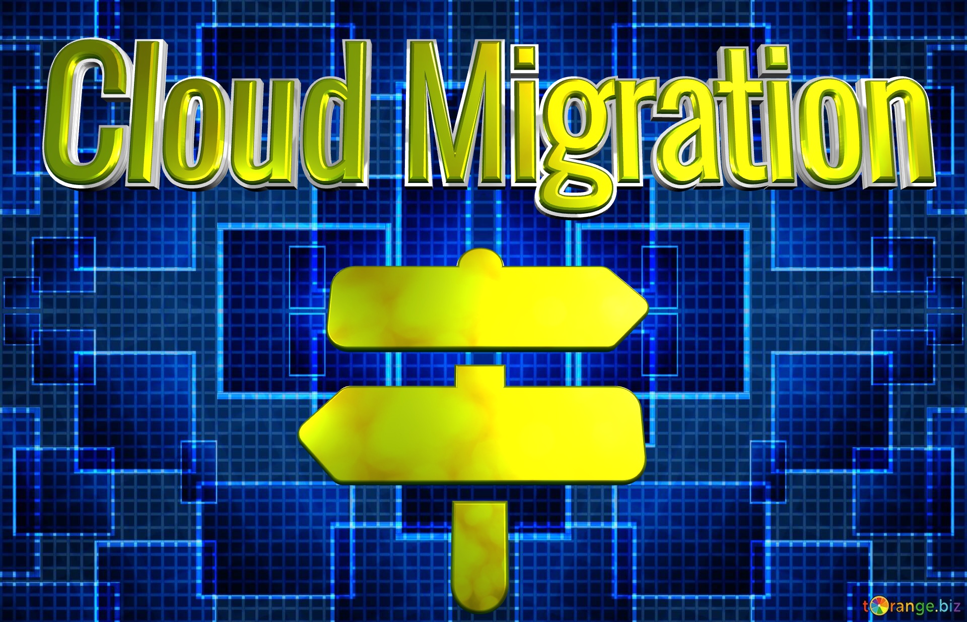 Illustration Cloud Migration Elastic Cloud Computing  background №0
