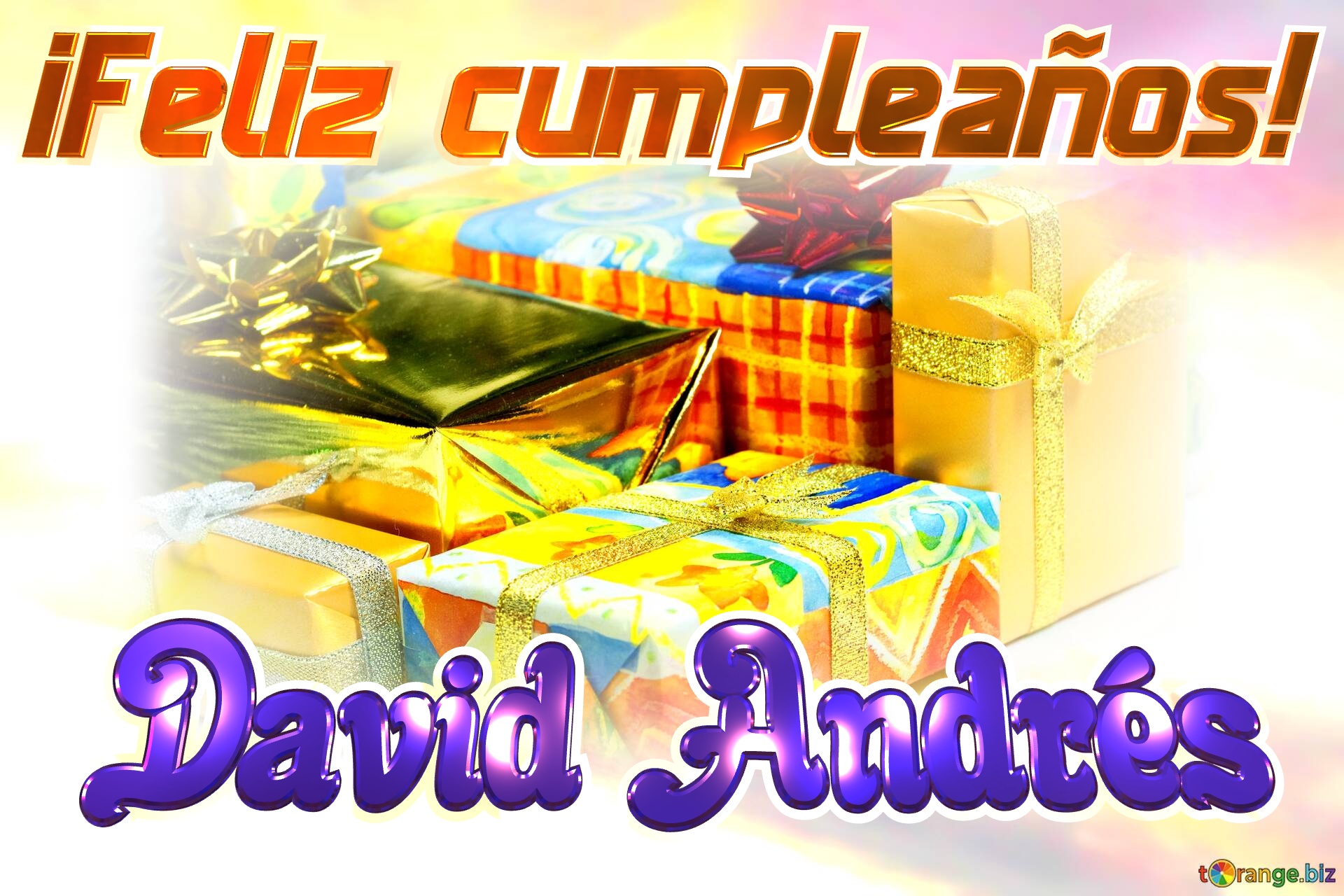 ¡Feliz cumpleaños! David Andrés  fondo  galo №0