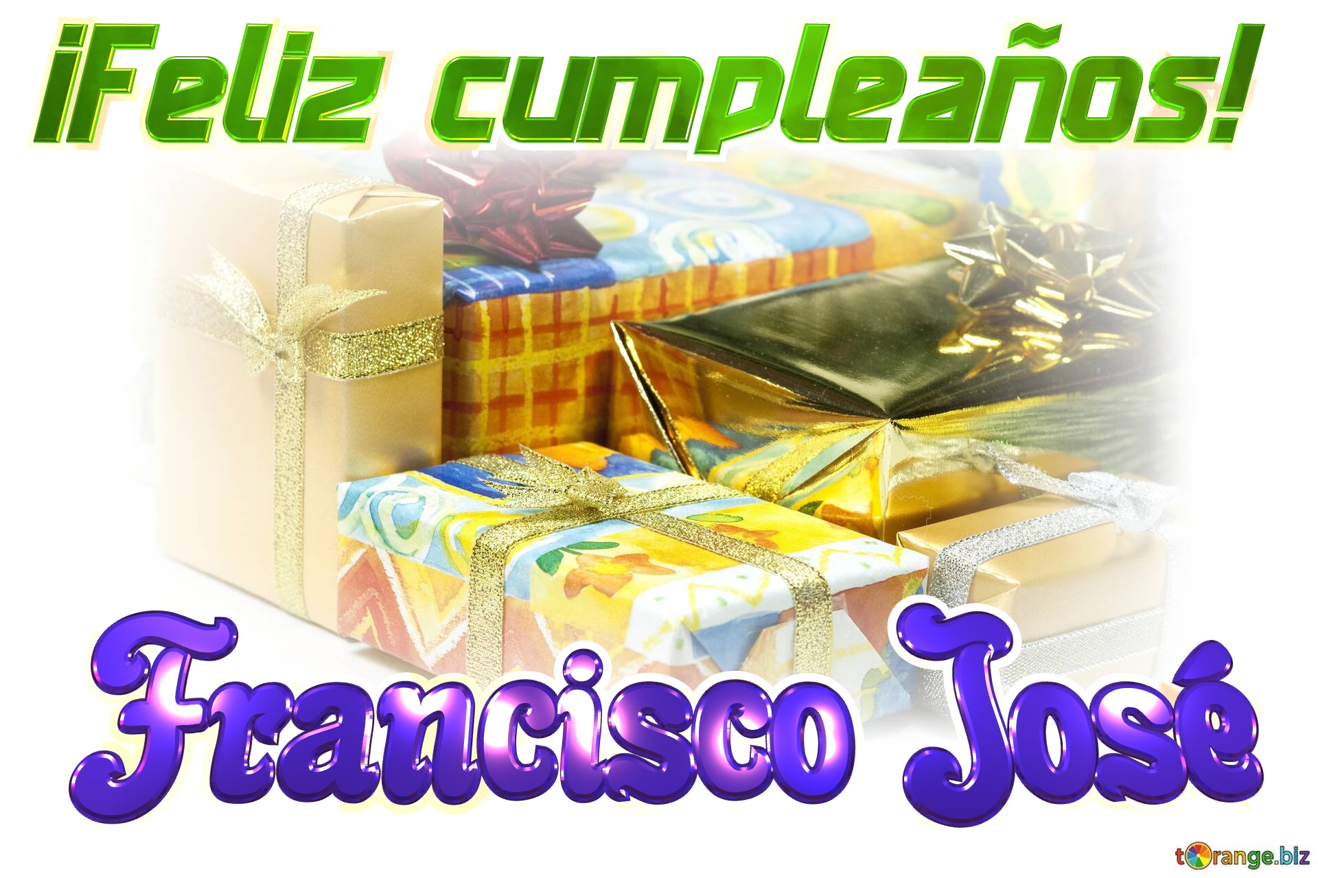 ¡Feliz cumpleaños! Francisco José  cajas de regalo №0