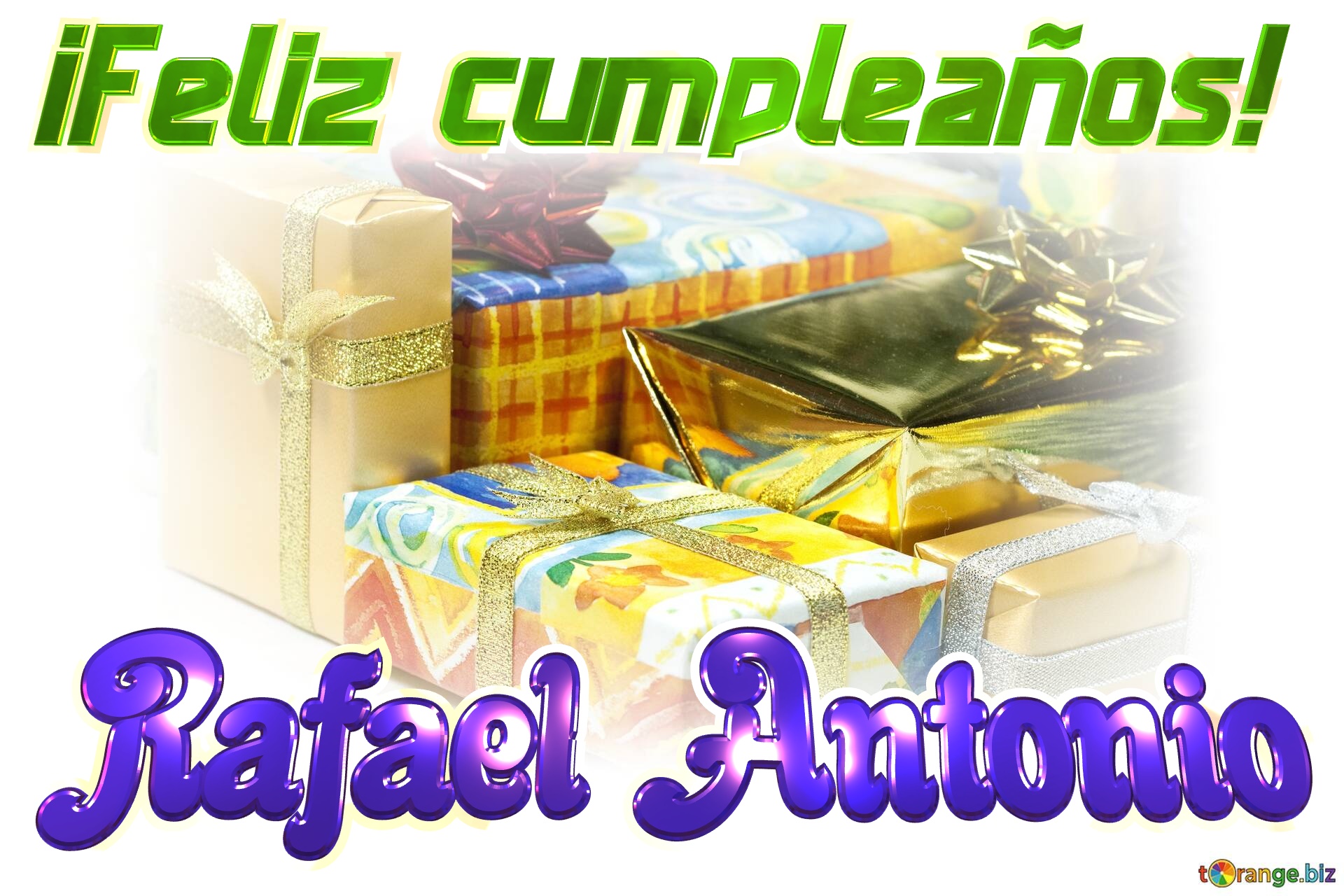 ¡Feliz cumpleaños! Rafael Antonio  cajas de regalo №0