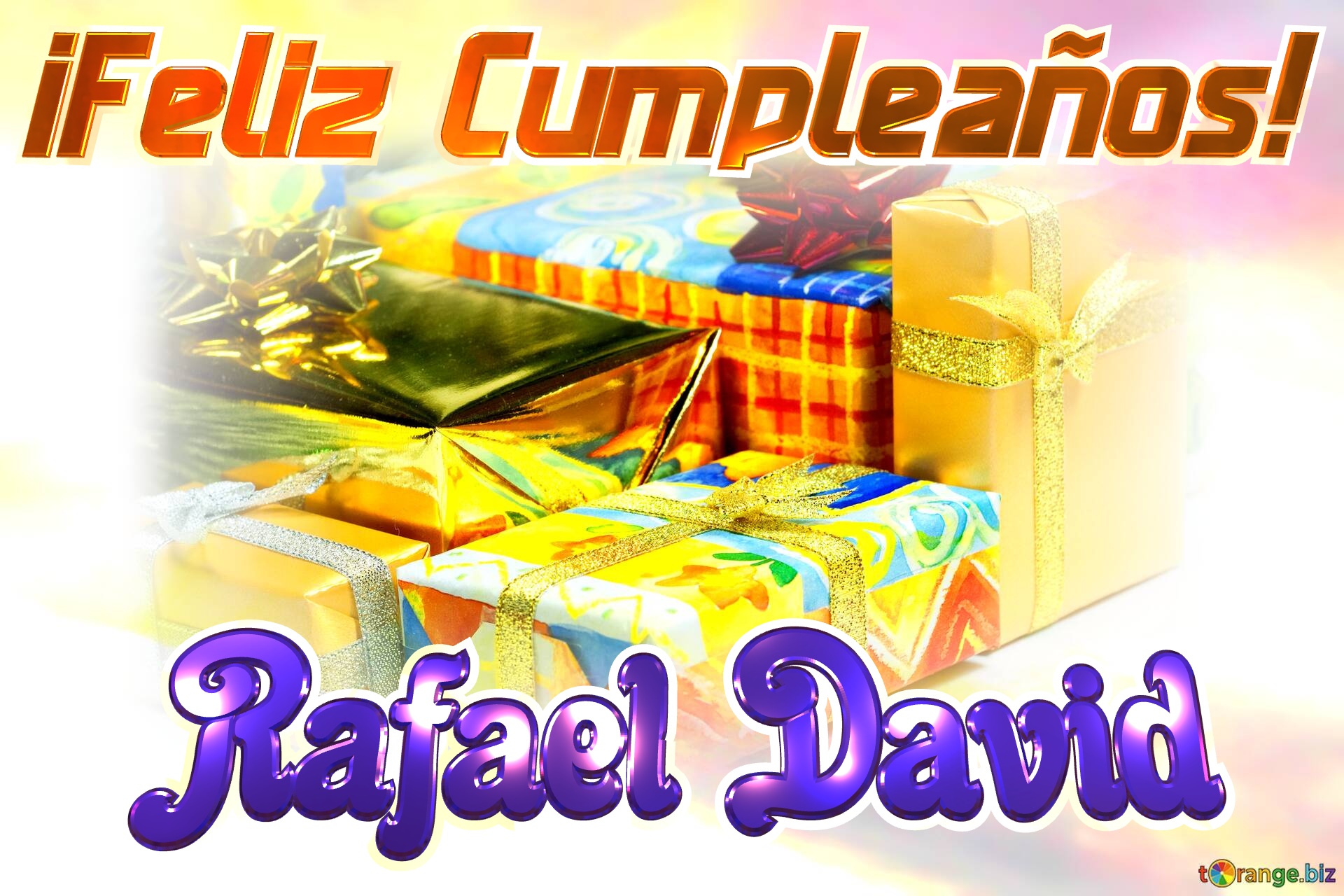 ¡Feliz Cumpleaños! Rafael David  fondo  galo №0
