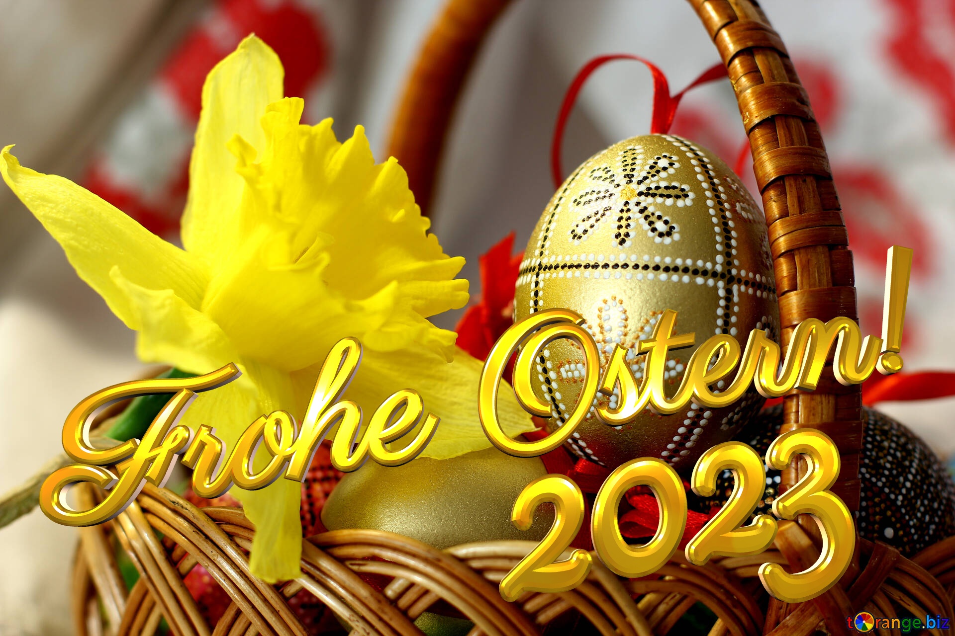 Frohe Ostern! 2023  Easter background №29693