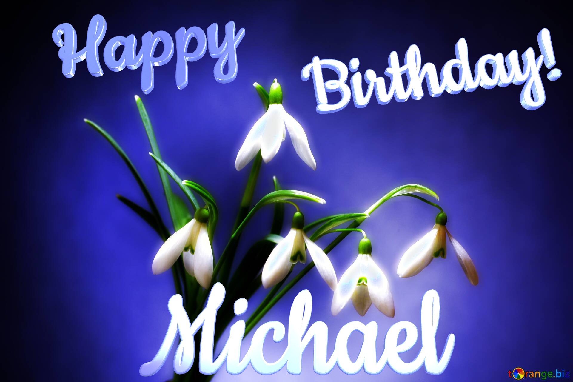 Happy               Birthday! Michael  Flowers №0