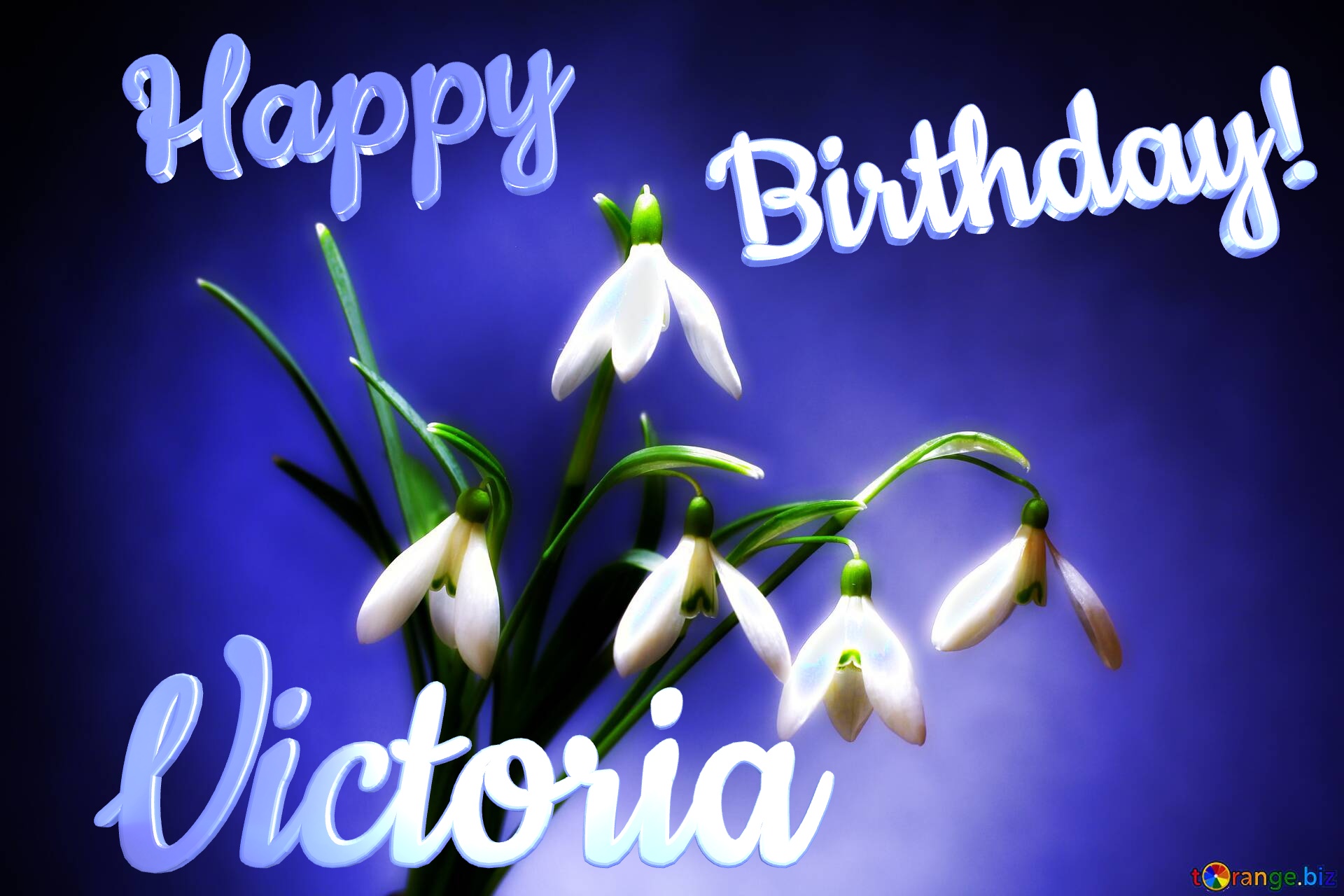 Happy               Birthday! Victoria  Flowers №0