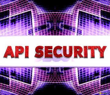 Illustration API Security Telecommunications background