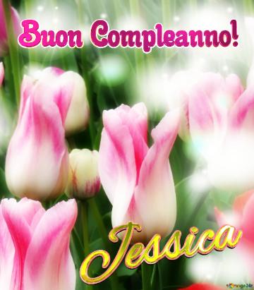 Buon Compleanno! Jessica  Questi Tulipani Ti Portano La Speranza Per Un Futuro Pieno Di Successi E...