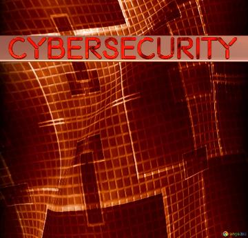 Illustration Cybersecurity Red  Technology Background