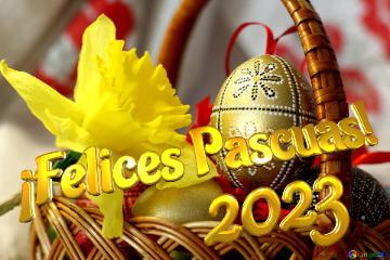 ¡felices Pascuas! 2023  Easter Background