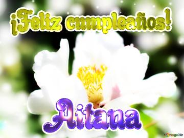 ¡Feliz cumpleaños! Aitana 