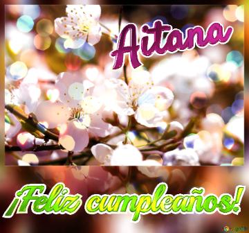 ¡Feliz cumpleaños! Aitana 