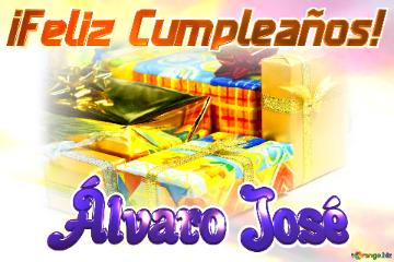 ¡feliz Cumpleaños! álvaro José  Fondo  Galo