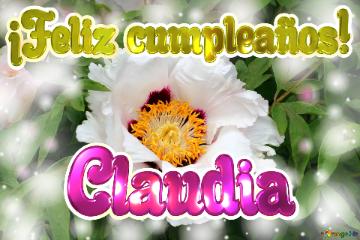 ¡feliz Cumpleaños! Claudia  El Renacer De La Vida: Flores Que Celebran La Resurrección
