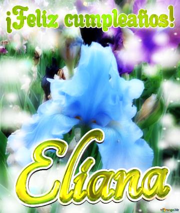 ¡Feliz cumpleaños! Eliana 
