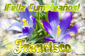 ¡Feliz Cumpleaños! Francisco  Jardín de Ensueño