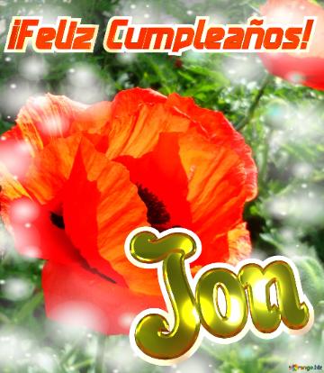¡feliz Cumpleaños! Jon  Flores De Amor