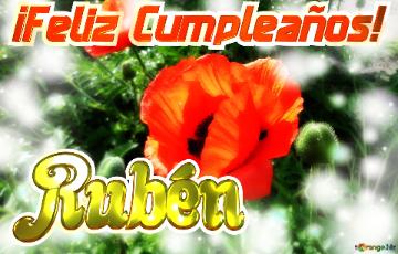 ¡Feliz Cumpleaños! Rubén 
