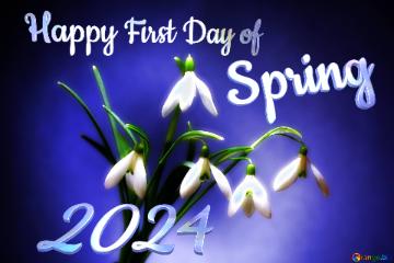 Happy First Day Of Spring 2024  Flowers