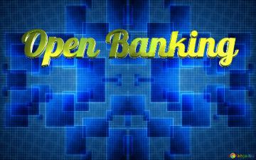 Illustration Open Banking Analytics Background