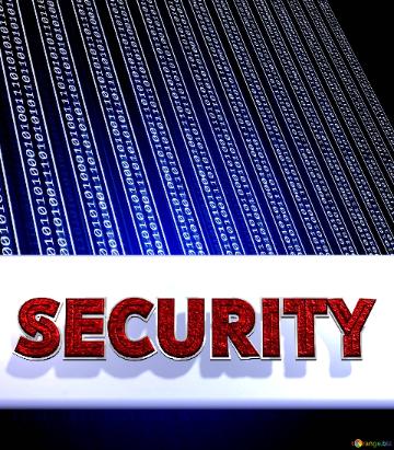 Illustration   Digital Security Process  Background