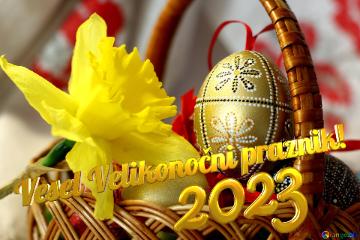 Vesel Velikonočni Praznik! 2023  Easter Background