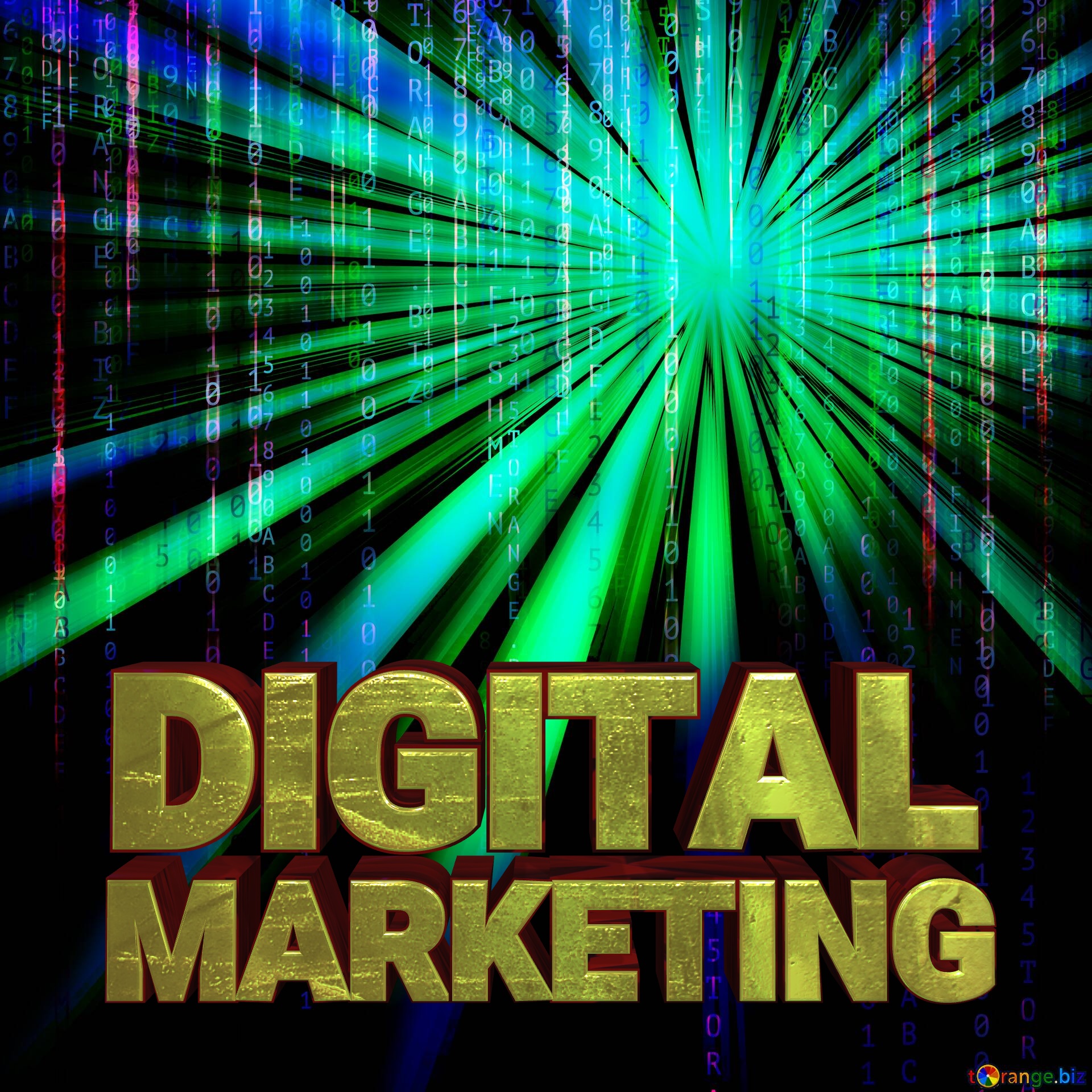 Digital Marketing Digital rain №0