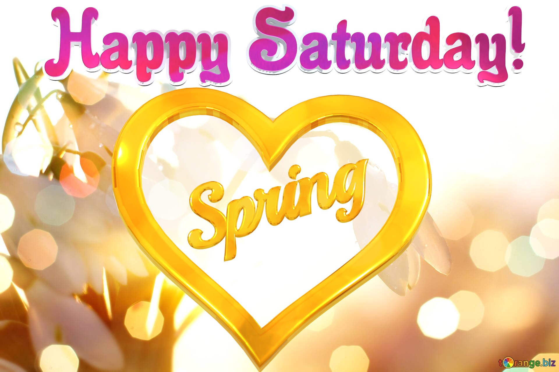  Happy Saturday! Spring   Spring background №0