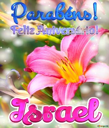 Feliz Aniversário! Parabéns! Israel  Jardim Dos Sonhos