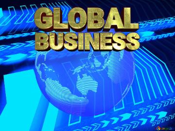 Global Business Creative Abstract Arrows Blue Modern Background Binary Code Technology Modern...