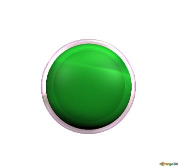 Green metal button