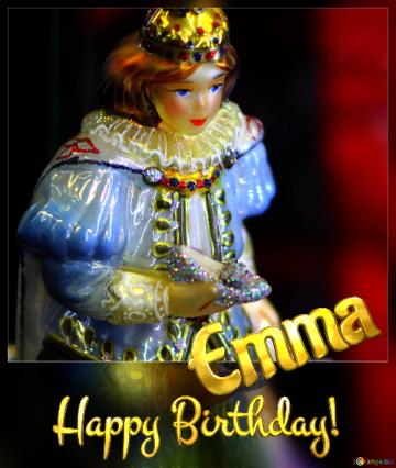 Happy Birthday Emma Princess Prince Meme Card