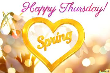  Happy Thursday! Spring   Spring Background