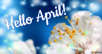 Hello April! April Desktop Wallpaper