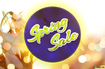 Sales Spring Spring Background
