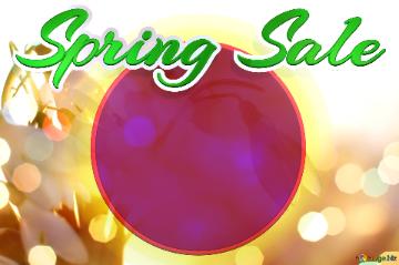 Spring Sale Template Spring Background