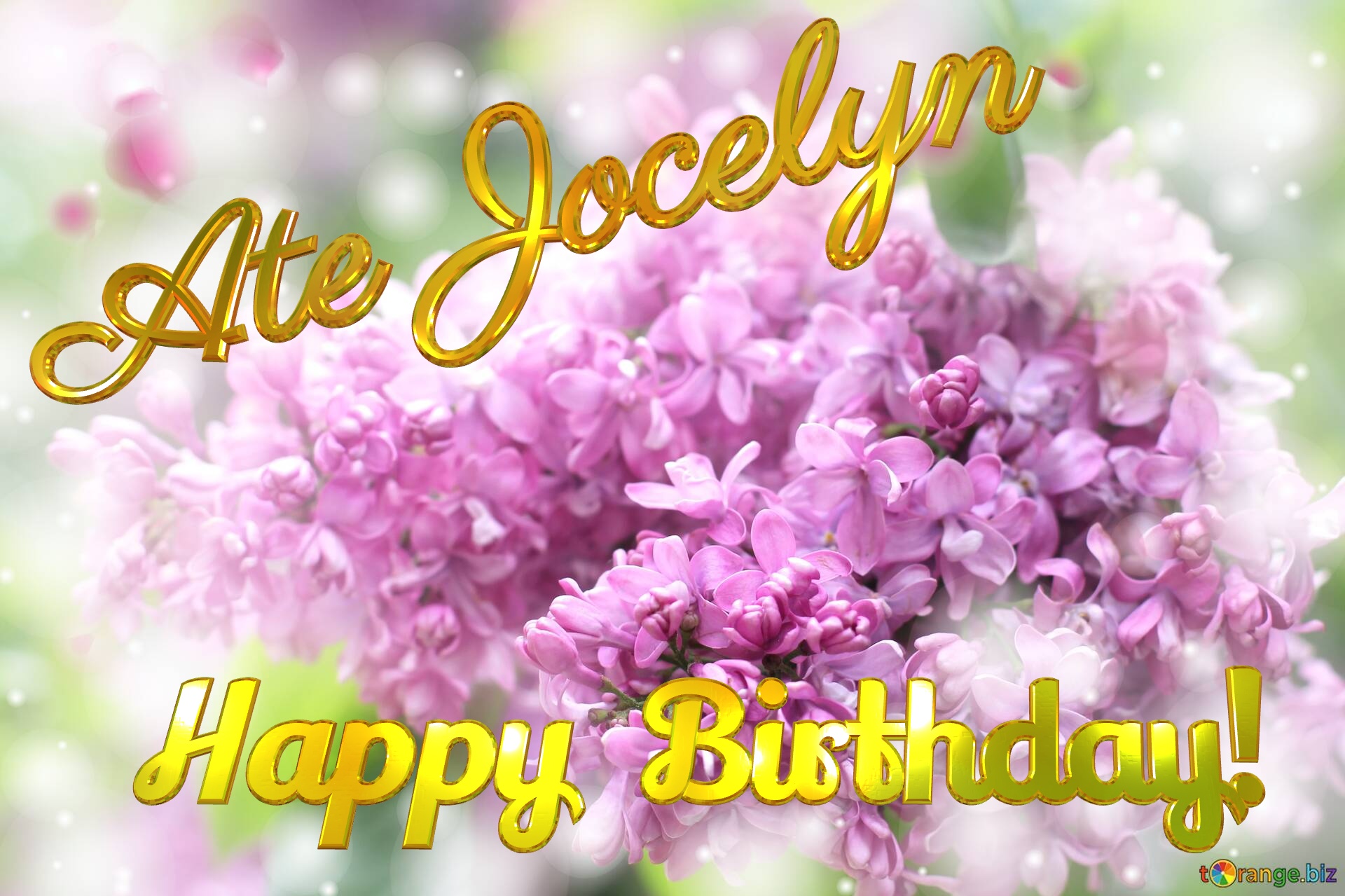 Happy  Birthday! Ate Jocelyn  Lilac №0